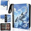 Trading Card Binder, 4 Pocket Card Binder, Glacial Leviathan
