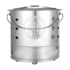 Traditional Rituals Supply - Stainless Steel Burn Barrel, Incinerator Bin