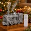 Train Diffusers for Essential Oils, Vintage Steam Train (Silver)