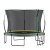 Trampoline, 12 Ft Green Spring-Free Design with No-Gap Jumping Area
