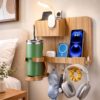 TRANDIOU Floating Shelves for Bedside Shelf, Stick On Bedside Wall Shelf