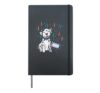 Transgender Flag Dalmatian Dog Trans Pride Transsexual LGBT Hardcover Journal, Black