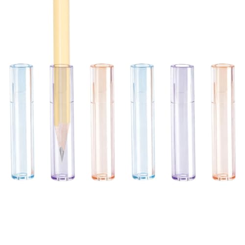 Transparent Colored Pencil Caps Tip Protectors Anti- Safety Covers