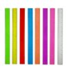 Transparent Plastic Rulers for Students, 12 Inch with Centimeters and Millimeters Scale, Assorted Colors, 8 Pack