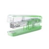 Transparent Stapler with 1000 Staples Included (Green 1SET)