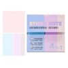 Transparent Sticky Notes - Glitter | 240 Sheets, Four Sizes, Reusable