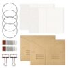 Travelers Notebook Accessories - Diary Bag Set, 4 Clips Included, Journal