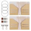 Travel Notebook Accessories, Diary Bags with Elastic Design, Journal Use