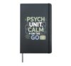 Travel Nurse Life pre shift prep Hardcover Journal, Black