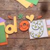 Trdxxx Dog Letters Heart Metal Cutting Dies for Card Making Scrapbooking