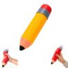 TREBIN 11'' Jumbo Squishy Pencil & Crayon Stress Balls (Yellow)