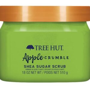 Tree Hut Apple Crumble Body Scrub, Exfoliating Sugar Scrub, Vegan, 18 Oz