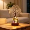 Tree of Life Night Light, Waterproof Bathroom Lamp, Led Tree Light，B