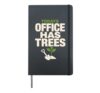 Tree Planting Crew Reforestation Volunteer Gift Hardcover Journal, Black