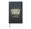 Tree Planting Crew Reforestation Volunteer Gift Hardcover Journal, Black