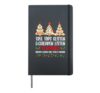 Tree tops Glisten Children Listen to Nothing for Women Men Hardcover Journal, Black