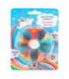 TRENDHAUS Rainbow Power 965455 Suction Cup Swivel, approx. 7.5 cm, Fidget Spinner in Rainbow Colours, Sensory Toy with Suction Cups