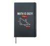 Triangle Geometry Math Is Easy Find X Here It Is Gift Hardcover Journal, Black