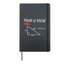 Triangle Geometry Math Is Easy Find X Here It Is Gift Hardcover Journal, Black