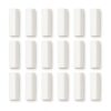 Triangular Pencil Erasers, 18 Pack, 2.2 in Low-Debris Erasers with Precision Corners for School, Drawing and Office Supplies