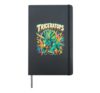 Triceratops Cool Dinosaur Paleontology Fossil Hunter Kids Hardcover Journal, Black