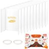 Trifold Poster Board 10 Pack,24 x 36 Science Fair Board,White
