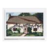 Trimits Half Stitch Tapestry Kit - Spring House Design on 12 Count Printed Canvas (10" x 7") with Threads, Needle, Colour Chart and Instructions