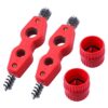 TrnAAs 2 Pieces Copper Pipe Cleaner And Set Tube Cleaner Deburring Brush Tool Inner Outer Tubing Chamfer Tool suitable for professional, 2pcs