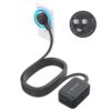TROND 360 Rotating Flat Plug Extension Surge Protector 10 ft, 3 AC, Black