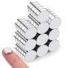 TRYMAG 50Pcs Small Fridge Magnets, 10x3mm Strong Neodymium Magnets