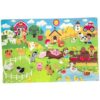 Tsawntd Felt Board Story Sets, 41"x30", Farm Themed Toddler Toy Felt Board Story Sets for Toddlers Wall Activities for Toddlers