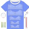 Tshirt Ruler Guide for Vinyl Alignment, T Shirt Rulers to Center Designs, PVC Measurement Template, Craft Sewing Supplies Accessories Tools for Cricut Heat Press & Cameo & HTV Transfer Vinyl
