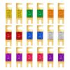 TTLCFP 18PCS Mini ANL Fuses for Car, 20A 30A 40A 50A 60A 80A 100A 125A 150A Auto Fuse Replacement Kit, Mini ANL Plated Fuse Pack for Automotive Marine Audio Video Electronic System