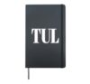 TUL Tulsa OK Airport Code Hometown Pride Design Hardcover Journal, Black