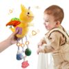 TUMAMA Dinosaur Hanging Rattle Toy for 3 6 9 12 Months Boys and Girls