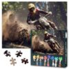 TUMOVO Dirt Biker Forest Course Action 1000 Piece Puzzle Adults