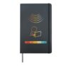 Tune Out Distraction Mindfulness Motivational Quote Hardcover Journal, Black