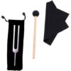 Tuning Fork Energy Chime Aluminium Tuning Fork Weighted Tuning Forks Tuner with Mallet Iron Alloy 528C 528HZ Tuning Fork 528C Tuning Fork MI528 Tuning Fork