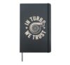 Turbo Enthusiast In We Trust Graphic Car Lovers Hardcover Journal, Black