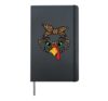 Turkey Face Leopard Sunglasses Thanksgiving Women Girls Kids Hardcover Journal, Black