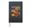 Turkeysaurus Rex Dino Funny Toddler Boys Thanksgiving Kids Hardcover Journal, Black