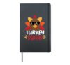Turkey Trot Squad Little Boys Funny Thanksgiving Toddler Hardcover Journal, Black