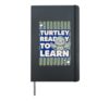 Turtley Ready To Learn Turtle Sea Animals Back To School Hardcover Journal, Black