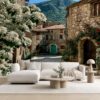 Tuscany Landscape Wall Mural, Italian Italy Wallpaper for Living Room
