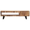 TV Stand 55.1"x11.8"x15.7" Solid Acacia Wood