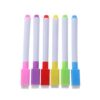 TWAMYCKN Whiteboard Marker Pen with Eraser 6Pcs Set for Classroom