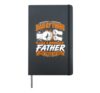 Twin Daddy DAD OF TWINS LIKE A NORMAL FATHER Funny Hardcover Journal, Black
