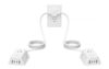 Twin Extension Cord Surge Protector 12ft