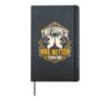 Two Siamese Are Better Than One Siamese Cat Hardcover Journal, Black