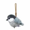 TWTCZOZ Bird Doll Adorable Songbird Round Embroidered Weighted Particles Soft Stuffed Animal Suitable for Gift Giving Bedroom Nursery Girls Bird Lovers Comfort, Great Tit W Lanyard